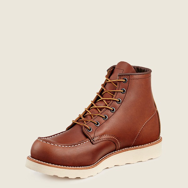 Botas de Trabajo Red Wing Hombre Marrom - Traction Tred - 6-Inch Soft Toe - 492-ZJSKCM